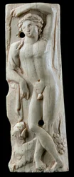 Plakette, die Dionysos darstellt, aus Ägypten
